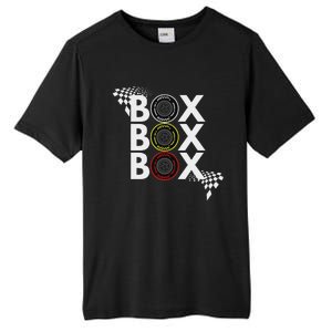 Formula Racing Car Box Box Box Radio Call To Pitbox Car Race Tall Fusion ChromaSoft Performance T-Shirt