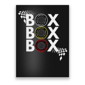 Formula Racing Car Box Box Box Radio Call To Pitbox Car Race Poster