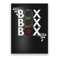 Formula Racing Car Box Box Box Radio Call To Pitbox Car Race Poster