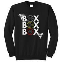 Formula Racing Car Box Box Box Radio Call To Pitbox Car Race Tall Sweatshirt