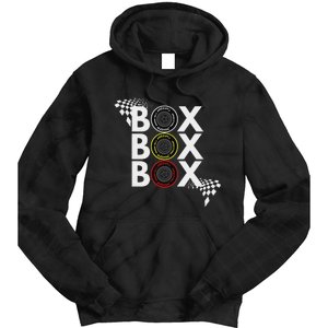 Formula Racing Car Box Box Box Radio Call To Pitbox Car Race Tie Dye Hoodie