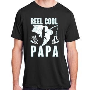 Fisher Reel Cool Papa Fishing Cute Gift Adult ChromaSoft Performance T-Shirt