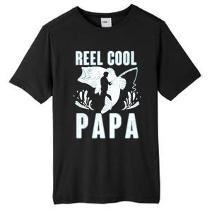 Fisher Reel Cool Papa Fishing Cute Gift Tall Fusion ChromaSoft Performance T-Shirt