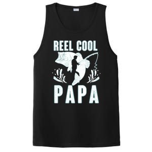 Fisher Reel Cool Papa Fishing Cute Gift PosiCharge Competitor Tank