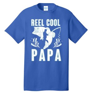 Fisher Reel Cool Papa Fishing Cute Gift Tall T-Shirt