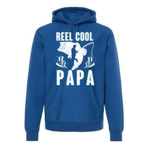 Fisher Reel Cool Papa Fishing Cute Gift Premium Hoodie