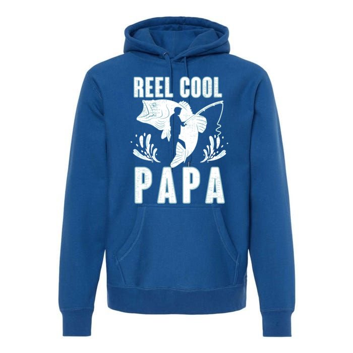 Fisher Reel Cool Papa Fishing Cute Gift Premium Hoodie