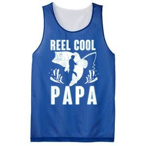 Fisher Reel Cool Papa Fishing Cute Gift Mesh Reversible Basketball Jersey Tank