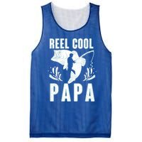 Fisher Reel Cool Papa Fishing Cute Gift Mesh Reversible Basketball Jersey Tank