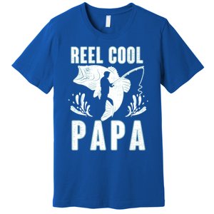 Fisher Reel Cool Papa Fishing Cute Gift Premium T-Shirt