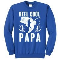 Fisher Reel Cool Papa Fishing Cute Gift Tall Sweatshirt