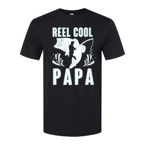 Fisher Reel Cool Papa Fishing Cute Gift Softstyle CVC T-Shirt