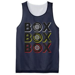 Formula Racing Car Box Box Box Radio Call To Pit Box Mesh Reversible Basketball Jersey Tank