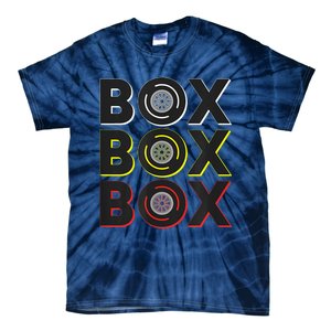 Formula Racing Car Box Box Box Radio Call To Pit Box Tie-Dye T-Shirt