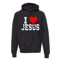 Faith Religious Christianity Jesus Lord Jesus Premium Hoodie