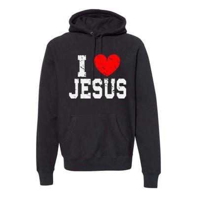 Faith Religious Christianity Jesus Lord Jesus Premium Hoodie