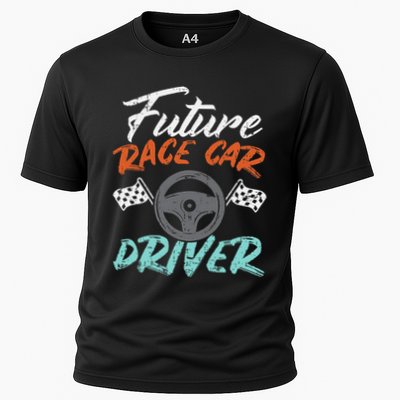 Future Race Car Driver Cute Racing Racer Performance Shirt