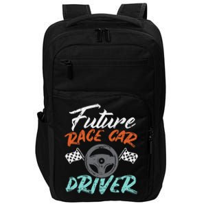 Future Race Car Driver Cute Racing Racer Impact Tech Backpack