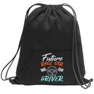 Future Race Car Driver Cute Racing Racer Sweatshirt Cinch Pack Bag