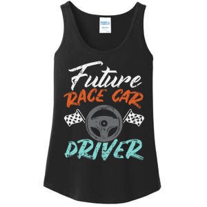 Future Race Car Driver Cute Racing Racer Ladies Essential Tank