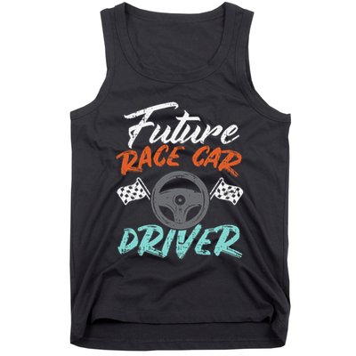 Future Race Car Driver Cute Racing Racer Tank Top