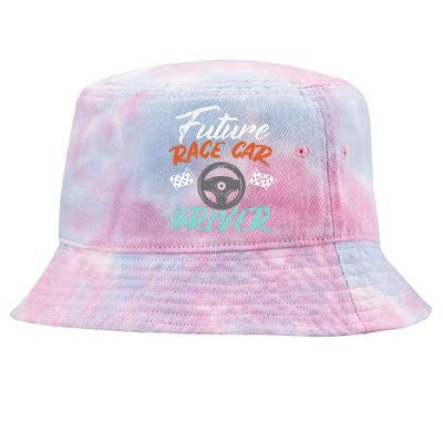 Future Race Car Driver Cute Racing Racer Tie-Dyed Bucket Hat