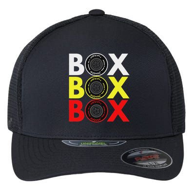 Formula Racing Car Box Box Box Radio Call To Pitbox Car Race Flexfit Unipanel Trucker Cap