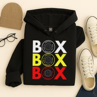 Formula Racing Car Box Box Box Radio Call To Pitbox Car Race Hoodie