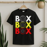 Formula Racing Car Box Box Box Radio Call To Pitbox Car Race T-Shirt