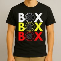 Formula Racing Car Box Box Box Radio Call To Pitbox Car Race T-Shirt