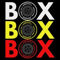 Formula Racing Car Box Box Box Radio Call To Pitbox Car Race T-Shirt