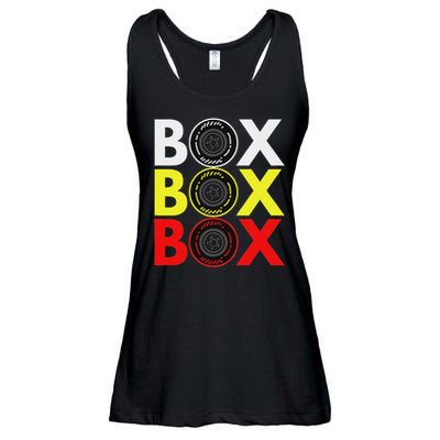 Formula Racing Car Box Box Box Radio Call To Pitbox Car Race Ladies Essential Flowy Tank