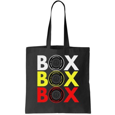 Formula Racing Car Box Box Box Radio Call To Pitbox Car Race Bag
