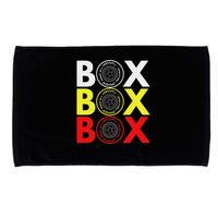 Formula Racing Car Box Box Box Radio Call To Pitbox Car Race Microfiber Hand Towel