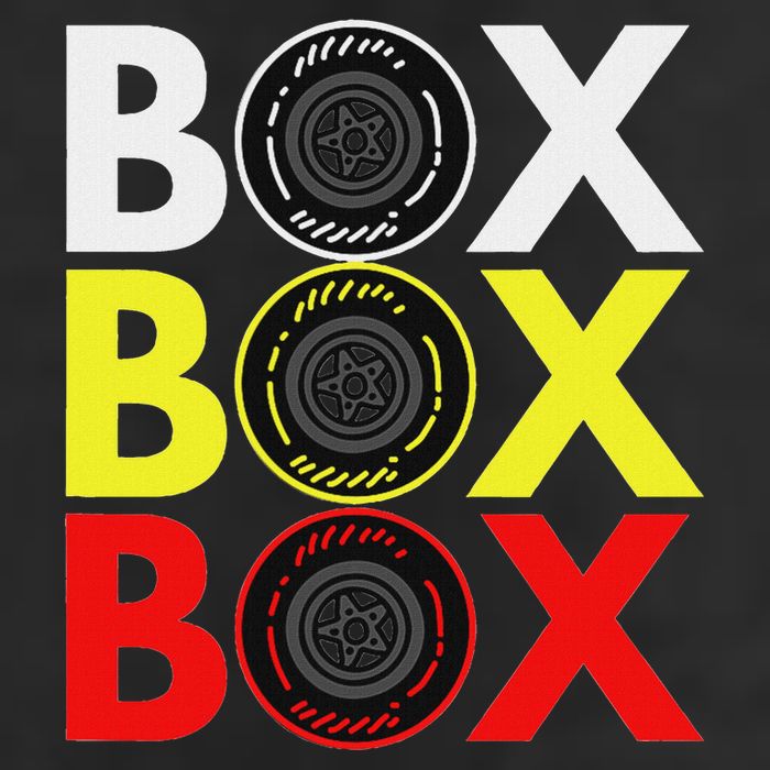 Formula Racing Car Box Box Box Radio Call To Pitbox Car Race Microfiber Hand Towel