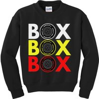 Formula Racing Car Box Box Box Radio Call To Pitbox Car Race Kids Sweatshirt