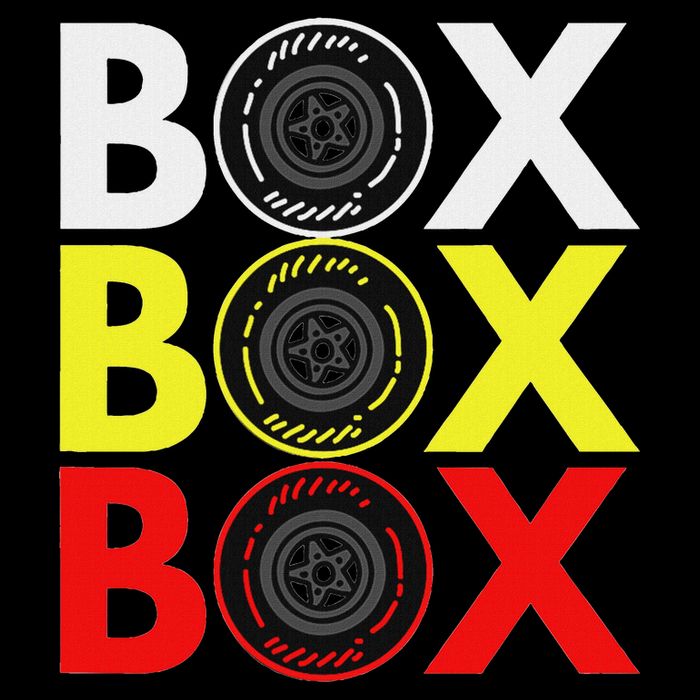 Formula Racing Car Box Box Box Radio Call To Pitbox Car Race Full Zip Hoodie
