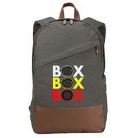 Formula Racing Car Box Box Box Radio Call To Pitbox Car Race Cotton Canvas Backpack