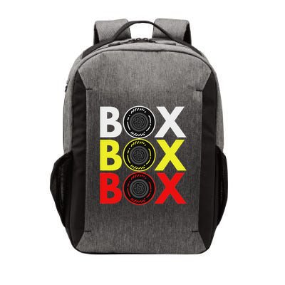 Formula Racing Car Box Box Box Radio Call To Pitbox Car Race Vector Backpack