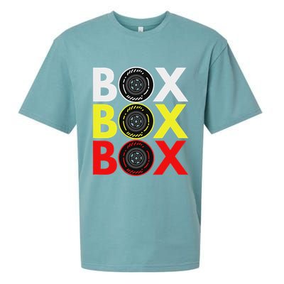 Formula Racing Car Box Box Box Radio Call To Pitbox Car Race Sueded Cloud Jersey T-Shirt