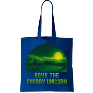 Funny Rhino Chibby Unicorns Save The Chubby Unicorn Great Gift Tote Bag