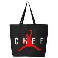 Funny Restaurant Chef Jumping Chef Knife 25L Jumbo Tote