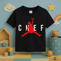 Funny Restaurant Chef Jumping Chef Knife Toddler T-Shirt