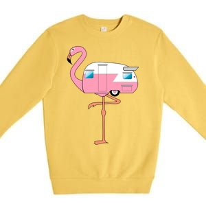 Flamingo RV Camper Premium Crewneck Sweatshirt