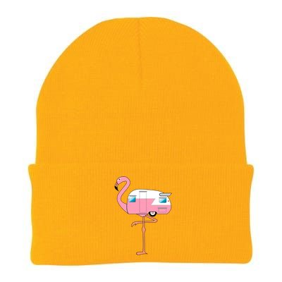 Flamingo RV Camper Knit Cap Winter Beanie