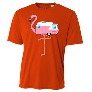 Flamingo RV Camper Cooling Performance Crew T-Shirt