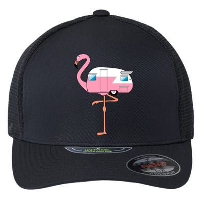 Flamingo RV Camper Flexfit Unipanel Trucker Cap