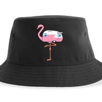 Flamingo RV Camper Sustainable Bucket Hat