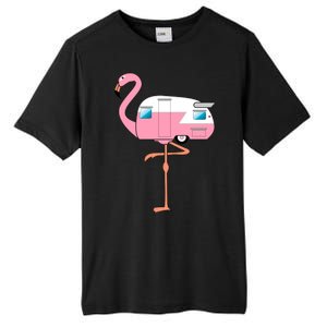 Flamingo RV Camper Tall Fusion ChromaSoft Performance T-Shirt