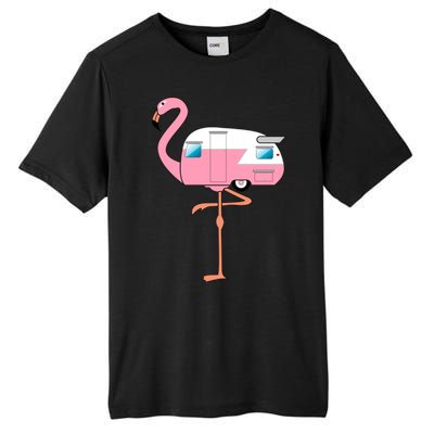 Flamingo RV Camper Tall Fusion ChromaSoft Performance T-Shirt